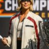 Sydney Sweeney NASCAR Championship White Jacket