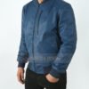 Tracker S02 Justin Hartley Blue Bomber Jacket