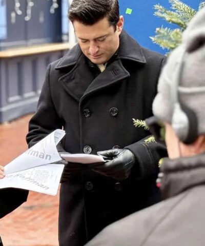 Nick A Newport Christmas 2025 Black Wool Coat