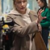Goodbye June 2025 Kate Winslet Beige Wool Coat