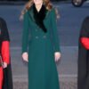 Shop Kate Middleton Blue Fur Coat