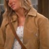 Leanne 2025 Josie Murphy Brown Suede Leather Jacket