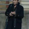 TV Series Mayor of Kingstown Edie Falco Black Wool Coat