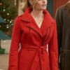 Nostalgic Christmas Anne Garrison Red Leather Jacket