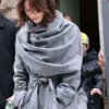 The Beauty 2026 Rebecca Hall Grey Coat
