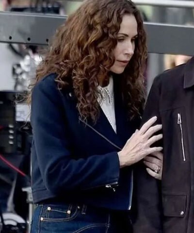 Minnie Driver Run Away 2025 Black Jacket