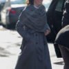 Rebecca Hall The Beauty S01 Grey Wool Coat
