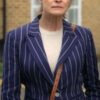 The Girlfriend 2025 Robin Wright Striped Blazer