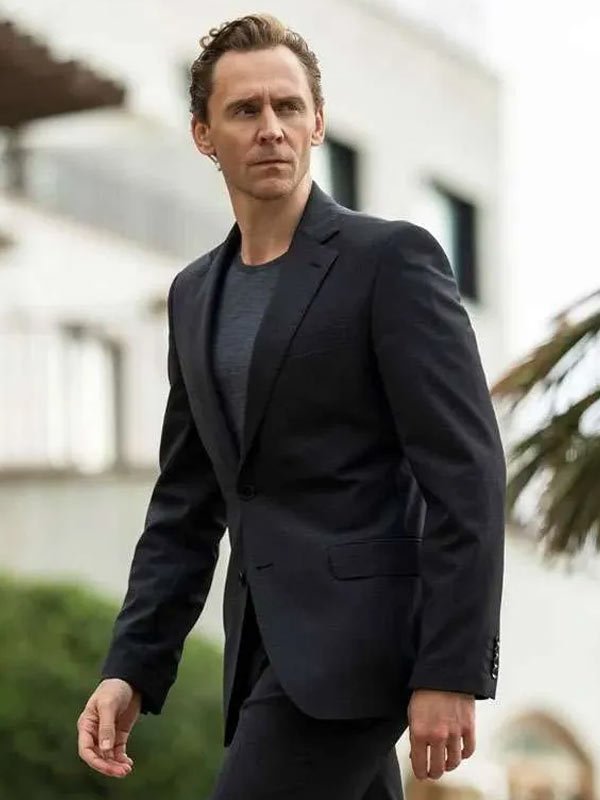 Tom Hiddleston The Night Manager S02 Black Suit The Night Manager 2026 Tom Hiddleston Black Suit