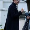 The Night Manager 2026 Jonathan Pine Black Wool Coat