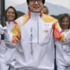 Jackie Chan 2026 Winter Olympics Flame Jacket