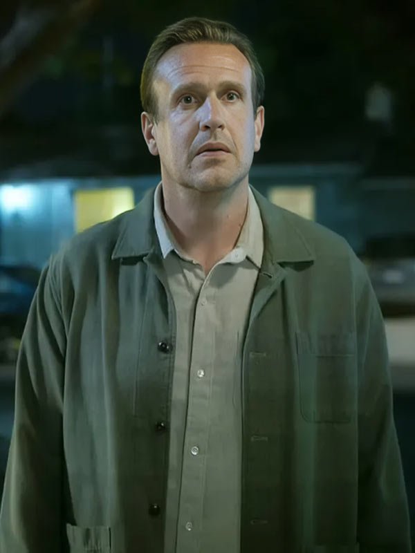 Jason Segel Shrinking S03 Green Jacket Jason Segel Shrinking S03 Green Cotton Jacket