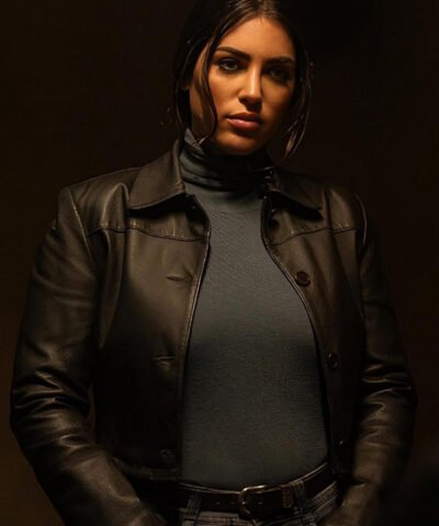 Mr. & Mrs. Aslan 2025 Luna Aslan Black Leather Jacket