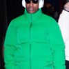 NYC 2026 ASAP Rocky Green Puffer Jacket