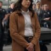 Angela Lopez The Rookie 2026 Suede Leather Jacket