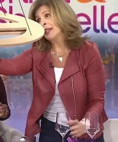 The Today Show 2026 Hoda Kotb Maroon Jacket