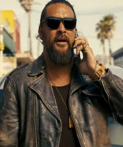 The Wrecking Crew 2026 Jonny Black Biker Leather Jacket