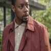 56 Days 2026 Dorian Missick Maroon Cotton Coat