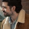 Brilliant Minds 2026 Micah Joe Parker Shearling Leather Jacket