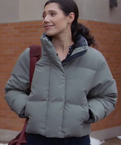 Chicago Fire 2026 Violet Mikami Grey Puffer Jacket