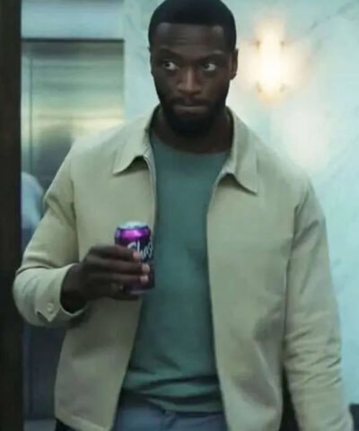 Cross 2026 Aldis Hodge Cream Cotton Jacket