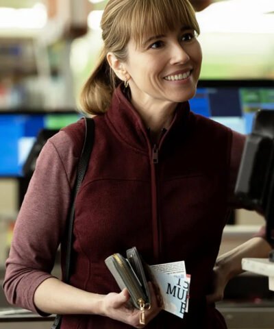 Shop DTF St. Louis 2026 Linda Cardellini Maroon Vest