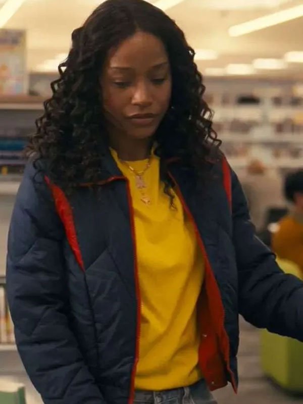 Keke Palmer The Burbs 2026 Quilted Jacket The Burbs Keke Palmer Quilted Jacket