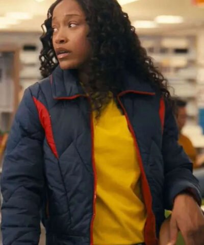 The 'Burbs S01 Samira Fisher Blue Quilted Jacket