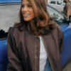 Sort Your Life Out S06 Dilly Carter Brown Bomber Jacket