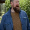 Home Town 2026 Ben Napier Blue Quilted Jacket