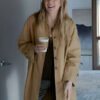 Shrinking S01 Meg Brown Cotton Coat