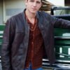 NCIS Origins S02 Dwayne Pride Brown Leather Jacket