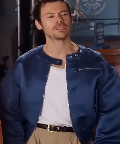SNL S51 Harry Styles Blue Bomber Jacket