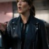 D’Arcy Carden Sunny Nights Black Leather Jacket