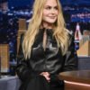 The Tonight Show S13 Nicole Kidman Leather Jacket