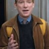 The Paper S01 Domhnall Gleeson Brown Corduroy Jacket