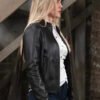 General Hospital Lulu Spencer Black Leather Jacket