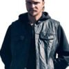 TV Series Marshals Luke Grimes Black Leather Vest
