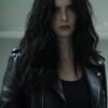 Daredevil Born Again 2026 Krysten Ritter Black Biker Leather Jacket