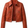 Margo's Got Money Troubles 2026 Margo Millet Leather Jacket