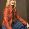 Margo's Got Money Troubles Elle Fanning Leather Jacket