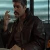 Nik Xhelilaj Police Per Jete Brown Leather Jacket