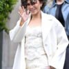 2026 Zendaya Off White Trench Wool Coat